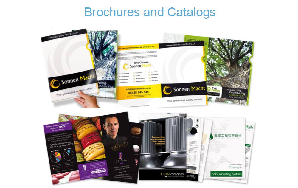 Brochures and Catalogs